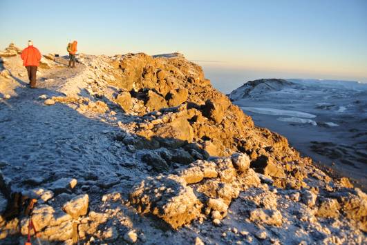 Sonnenaufgang - Gipfelblick