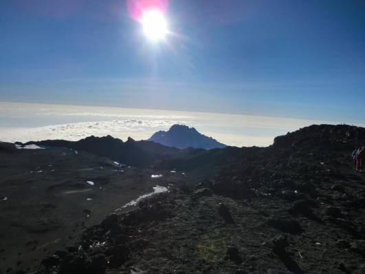 Der Mawenzi vom Gillmans Point aus 