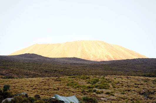 Alpenglühen am Kibo