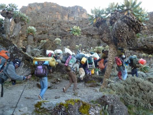 Stau in der Barranco-Wall