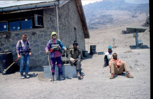 Zurück an der Kibohütte