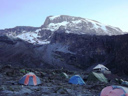 Kibo vom Barranco Camp aus