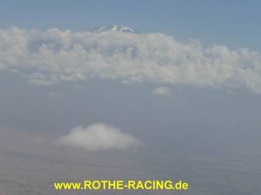 Kilimanjaro vom Flugzeug aus