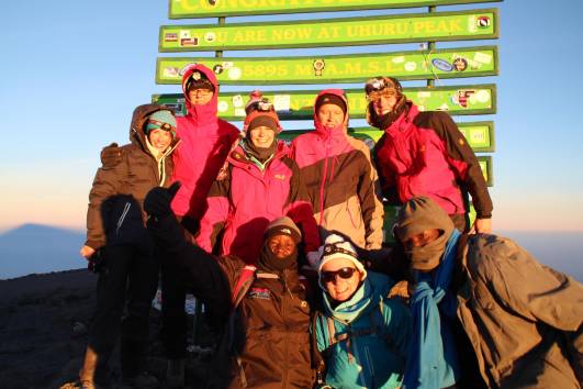 Uhuru Peak 02.09.2012, well done Andi