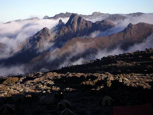 Auf dem Machame Trail