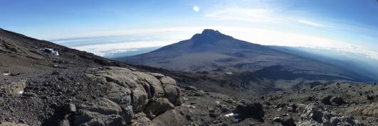 Mawenzi, vom Uhuru Peak aus