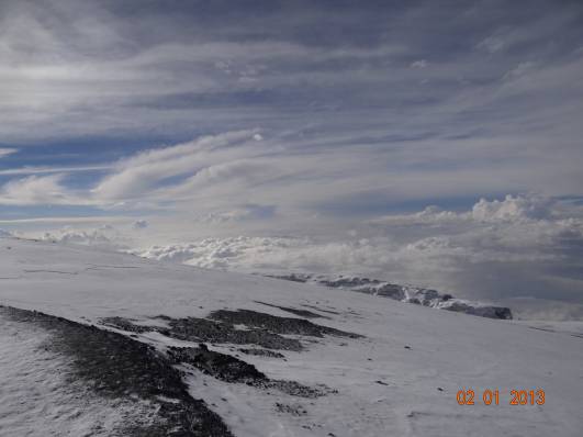 Über den Wolken am Uhuru Peak