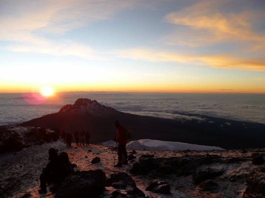 Sonnenaufgang am Stella Point
