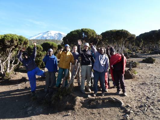 Unsere Truppe mit Guide Simon