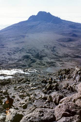 5.Tag: Abstieg zur Kibo Hütte