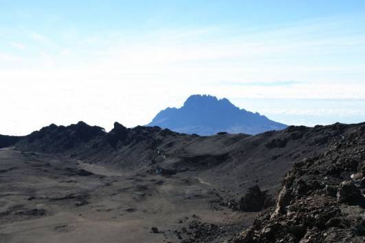 Stella Point seen from Uhuru Paek