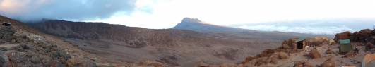 Aussicht Barafu Camp (Panorama)