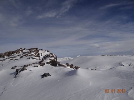 Gipfel - weiß und friedlich