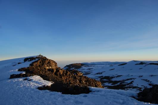 Blick zum Uhuru Peak