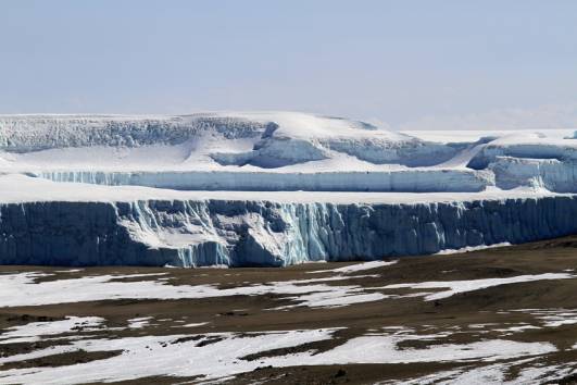 Blick auf die nördlichen Eisfelder