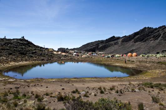 Tarn Hut, fantastische Lage