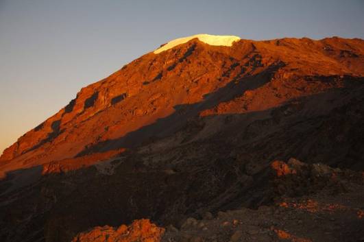 Sonnenaufgang am Kibo