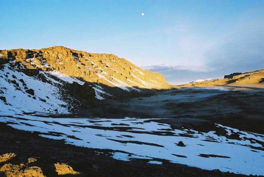Sicht zum Uhuru Peak