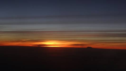 Sonnenaufgang über Afrika