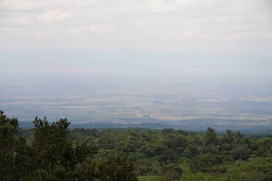 Unspektakulärer Blick nach Kenia