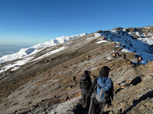 Stella Point in Sicht