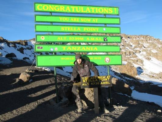 Glücklich am Stella Point!