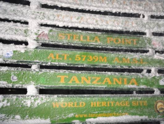 Stella Point, bevor wir ihn freigelegt haben