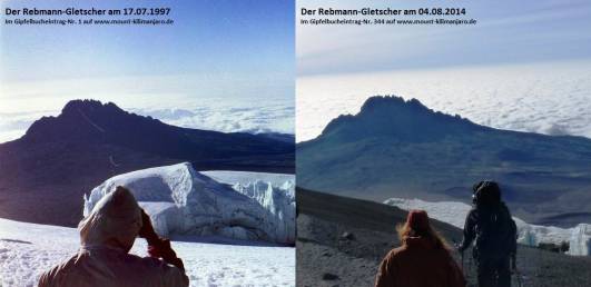 Extra: 1997-2014 Rebmann Gletscher