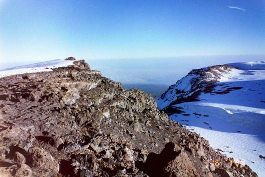 5.Tag: 1.Sicht in den Krater