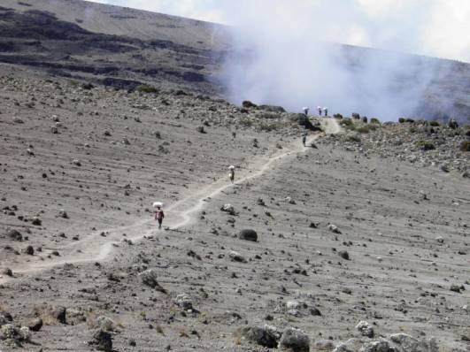 Der Weg zum Barafu Camp