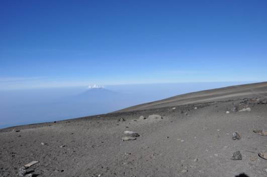 Blick zum Meru - wo sind die Gletscher ?