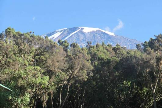 Kibo-Gipfel auf der Mweka-Route