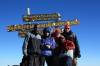 Manschaft am Uhuru Peak
