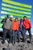 Mit Lucien und Guides am Uhuru Peak