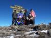 Mit Gruppe am Uhuru Peak.