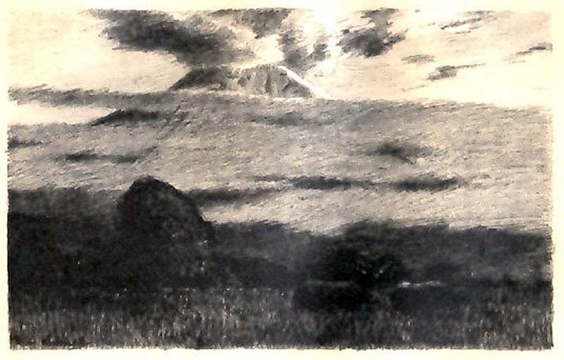 Datei:Wilhelm Kuhnert (1865-1926) Lithographie Kilimandjaro 02 1912 800px.jpg