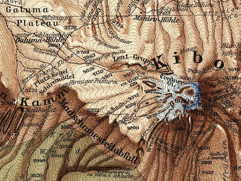Datei:1914 Kilimandscharo-Karte Lent-Gruppe 800x600px.jpg