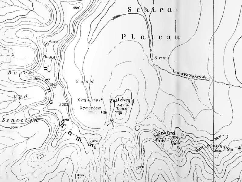 Datei:1912 Platzkegel Karte Kilimandscharo-Gebirge Fritz Klute.jpg