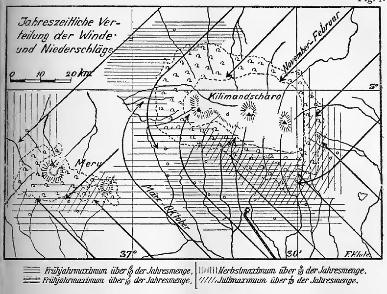 Datei:1920 Klute Wind Niederschlag am Kilimandscharo 800px.jpg