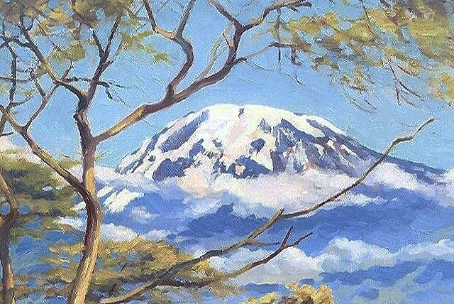 Datei:1953 Der Kilimandscharo Michael Mathias Kiefer Ausschnitt.jpg