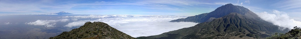 Mt. Meru und Mt. Kilimanjaro : 1000px und 70%