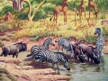 1952 Michael Mathias Kiefer Tiere in der Savanne 02.jpg